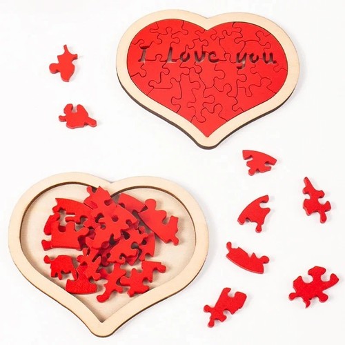 Love you puzzle - love, engraved