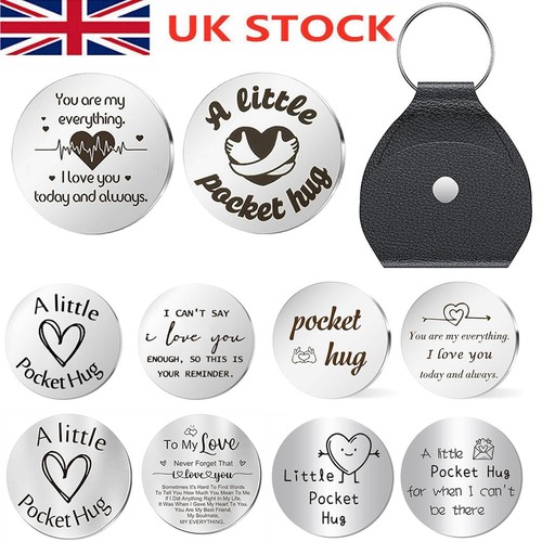 Personalised pocket hug - hug, token