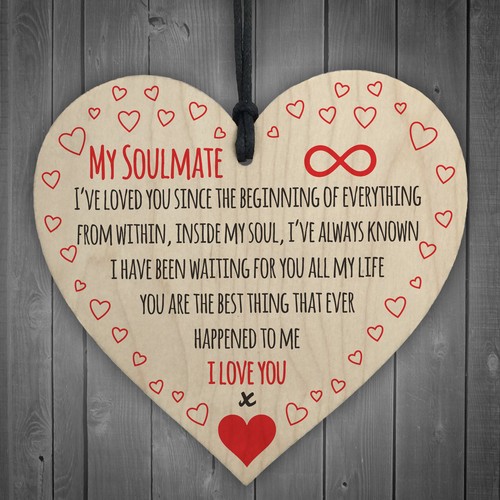 Soulmate love you - my, wooden