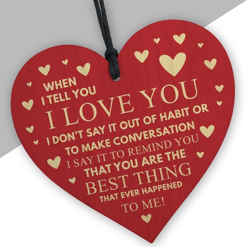 Love you plaque gifts for - i,