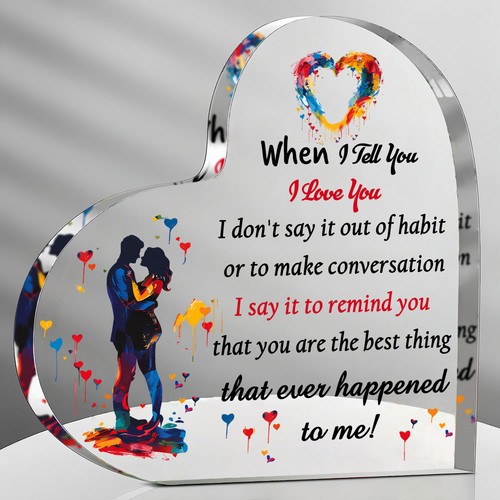 Love you plaque gifts - i, for