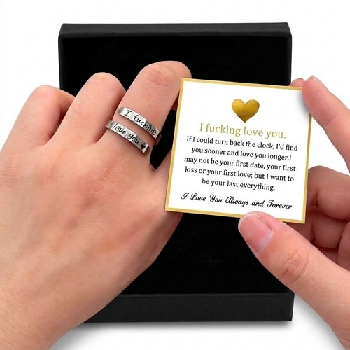 Fcking love you ring - fcking, for