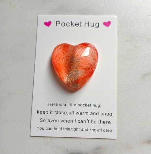 Pocket hug thinking you - pocket,